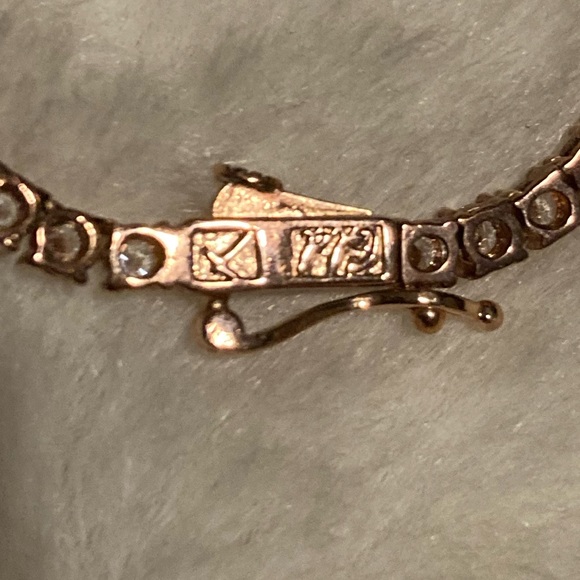 Rose Gold Tennis Necklace | The GLD Shop - Picture 11 of 11